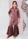 Brown Colour Bhavya By Arya Kids Girls Wear Catalog 4