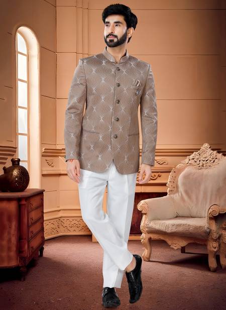 Brown Colour Exclusive Wear Wholesale Jodhpuri Suit Catalog 1658
