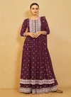 Brown Colour Nura By Aashirwad Designer Salwar Suit Catalog 9616
