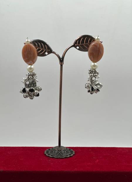 Brown Colour Party Wear 835 To 841 Earrings Catalog 838