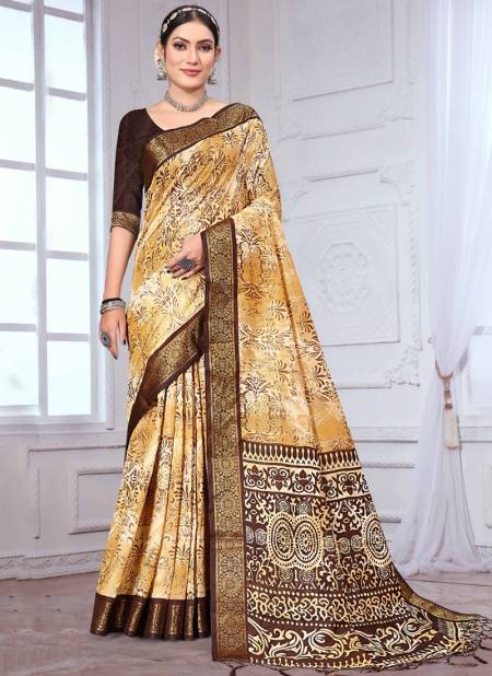 Brown Colour Sahoo Silk Vol 3 Exclusive Wear Wholesale Silk Sarees 302