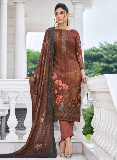 Brown Colour Sarika Exclusive Wholesale Designer Salwar Suit Catalog 1011