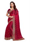 Cherry Colour Stree By Nari Fashion Jimmy Choo Silk  Saree Suppliers In India 7827