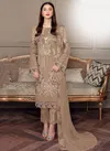 Chikoo Colour DS 161 Colours Ethnic Wear Wholesale Pakistani Salwar Suit Catalog 161 B