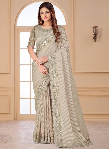 Party Wear Slub Silk Rani Color Chiku Traditional Saree at Best Price in  Surat | Colour Trendz