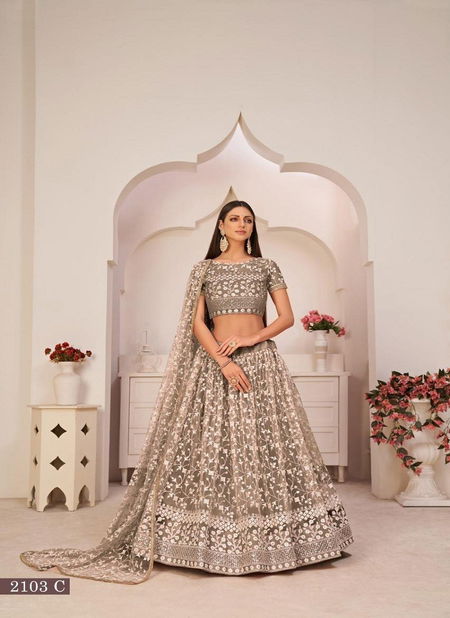 Kelaya 2101 To 2101C By Narayani Fancy Designer Lehenga Orders In India Catalog