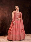 Coral Colour Zoya Vol 3 By Arya Designs Gown Catalog 63004