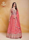 Coral Colour Zoya Vol 4 By Arya Designs Gown Catalog 78004