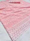 Pink Redolence Zankhna Cotton Heavy Meenakari Work Designer Wedding Wear Saree Collection RZ 003