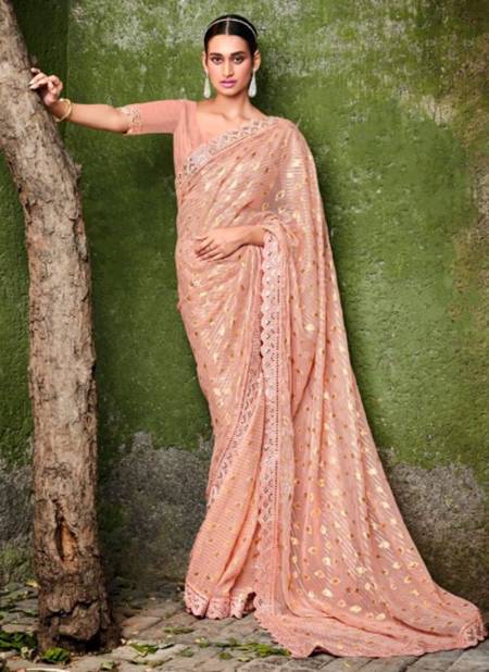 Cream Colour Chandani Function Wear Wholesale Designer Sarees 1505