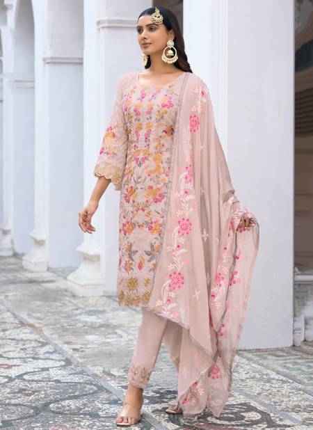 Cream Colour Inayat By FK Fashion 2011 To 2016 Pakistani Salwar Suits Catalog 2013