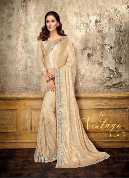 Cream Colour Norita Vol 1 By Mahotsav Occasion Wear Designer Saree Suppliers In India 11220