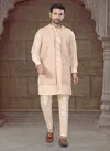 Cream Colour Outluk Vol 135 Jcaquard Mens Modi Jacket Kurta Pajama Wholesale Maunfacturers 135005