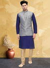Padma Creation Function Wear Modi Jacket Kurta Pajama Catalog
