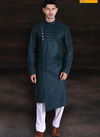 Dark Blue Outluk Vol 8 Eid Special Party Wear Designer Plain Kurta Pajama 8004