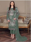 Dark Green Colour KF 134 Colors Pakistani Salwar Suit Catalog 134 B
