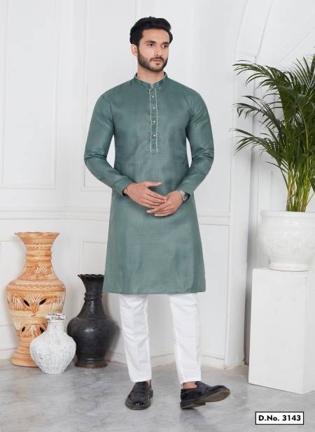 Dark Grey Colour Function Mens Wear Pintux Designer Kurta Pajama Wholesale Price In Surat 3143