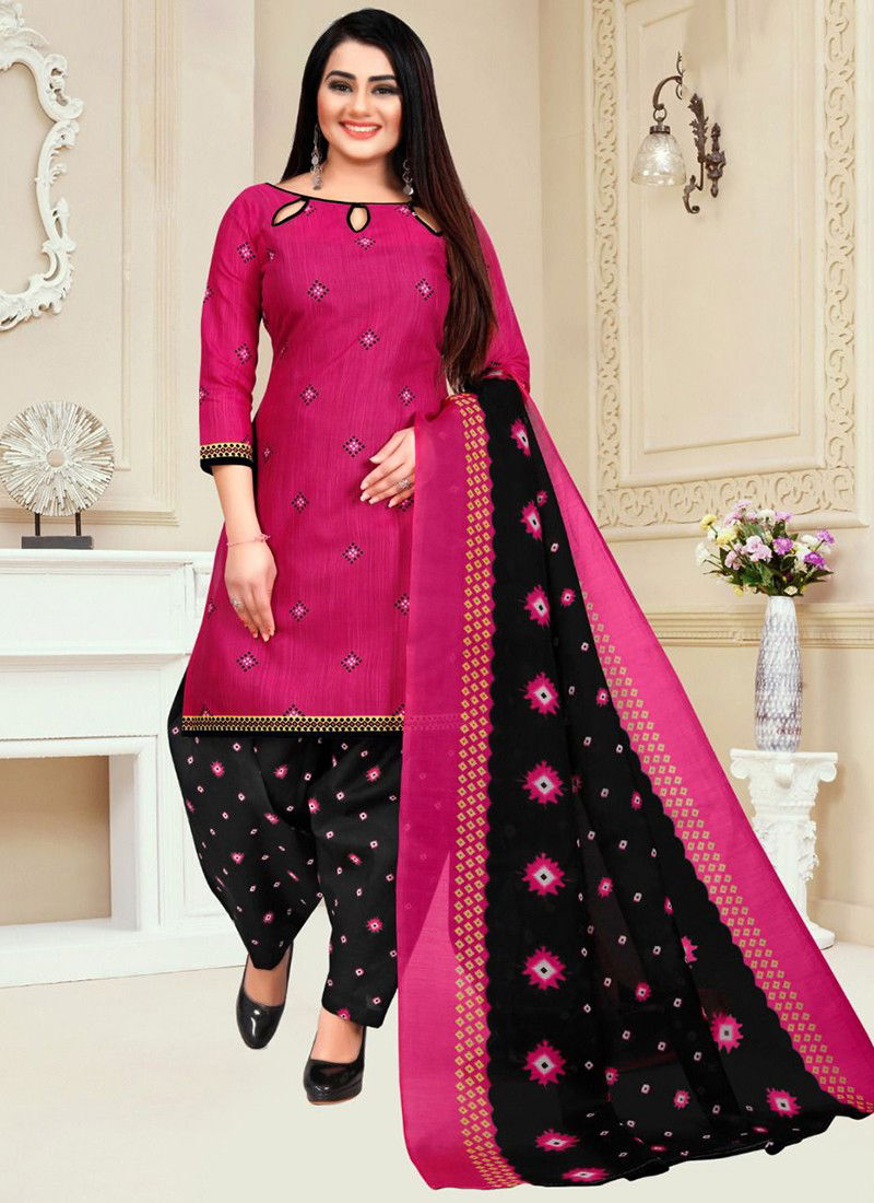 Deep Pink Colour Rajnandini Ethnic Wear Wholesale Designer Salwar Suit Catalog 4125