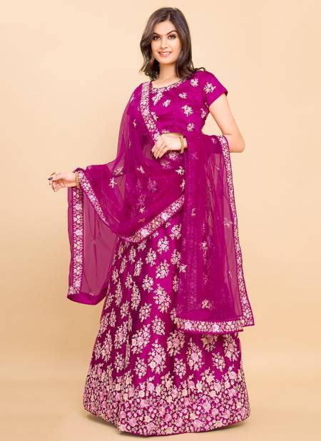 Deep Pink Mehek Wedding Wear Wholesale Designer Lehenga Choli Catalog SRL 10