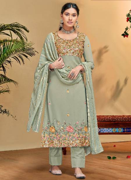 Dusty Green Colour Alankaar By Hotlady 10111 to 10116 Designer Salwar Suits Catalog 10113