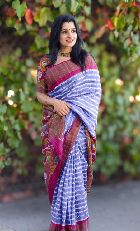 Scmg Ethnic Casual Wear Linen Cotton Printed Saree Bulk Orders In India