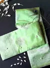 Green Festive Wear Redoance Kanjivaram Silver Zari With Butti Saree RK 001