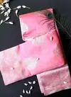 Pink Redolence Krishna Latest Festive Wear Kanjivaram Silver Zari With Butti Saree Collection RK 004