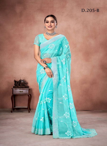 205 A TO D By Suma Designer Simmer Occasion Wear Saree Surat Wholesale Market  Catalog