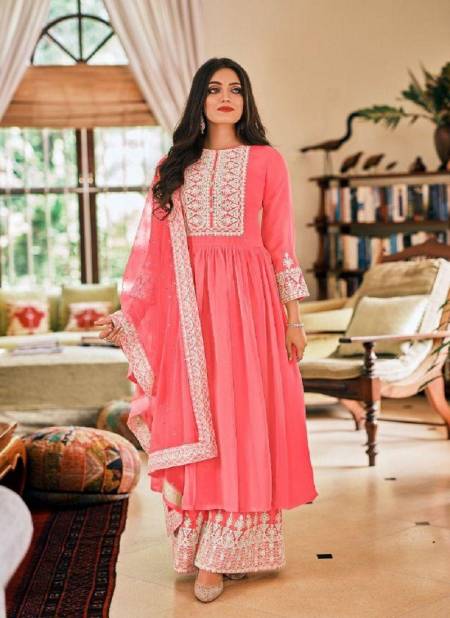 Gajari Colour Dil Noor By Eba Designer Salwar Suit Catalog 1342