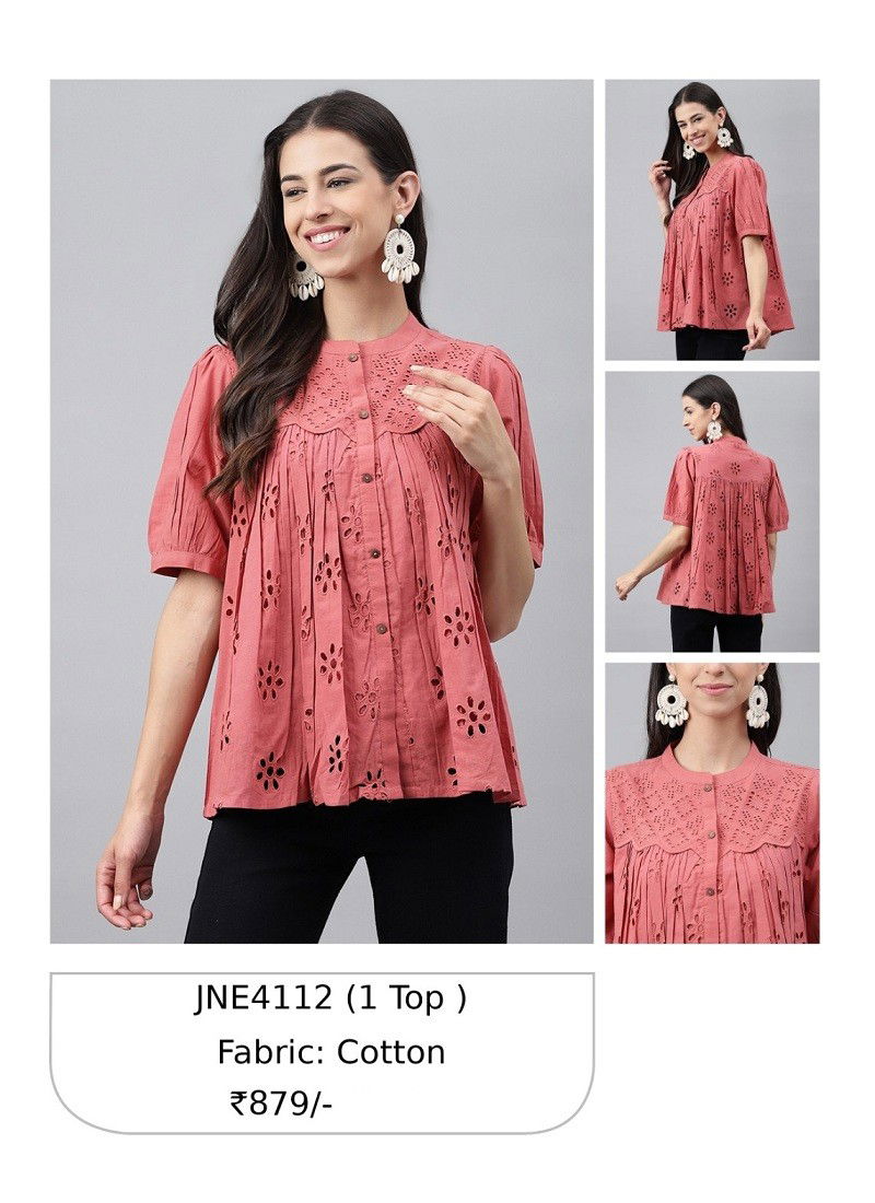 Janasya Party Wear Ladies Top Catalog