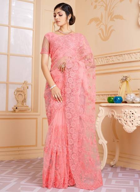 Gajari Colour Luxurious Wholesale Designer Party Wear Saree Catalog 1567