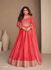 Gajari Colour Rani Sahiba By Aashirvad Gown Catalog 9596