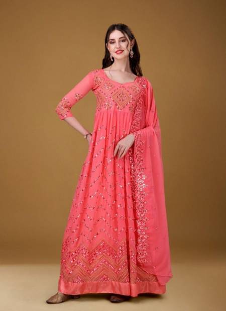 Gajari Colour Shreeja By Biva Gown Catalog 7004
