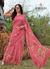 Gazari Subhash Saree Gardenia vol 8 Designer Floral Print All Over Work Georgette Daily Wear and office Wear Saree 31756