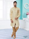 Gold Colour Vol 14 Function Wear Mens Sherwani Wholesalers In Delhi 5559