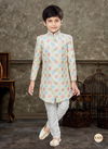 Golden And Mix Colour Kids Vol 5 Boys Wear Kurta Pajama And Indo Western Catalog K 629