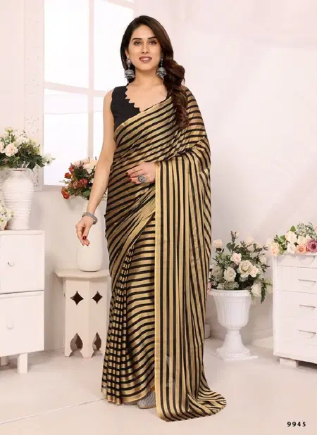 Satrangi Vol 5 By S Walk Georgette Readymade Saree Suppliers In India Catalog