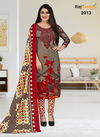 Gray And Red Anamika Cotton Dress Material Catalog 2013