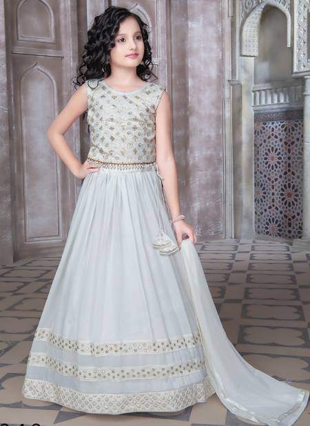Gray Colour Aaradhna Vol 35 Designer Lehenga Choli Wholesale Girls Wear Catalog 248