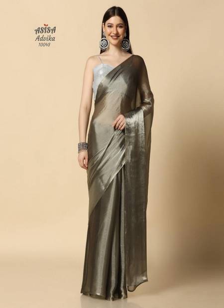 Gray Colour Advika By Asisa Party Wear Saree Catalog 10043