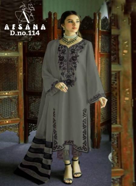 Afsana 114 Colors Pakistani Salwar Suit Catalog Catalog