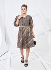 Gray Colour Darlings By Moksh International Cotton Printed Short Kurti Catalog B