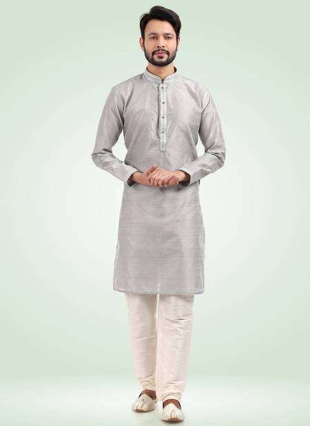 Gray Colour Function Wear Wholesale Kurta Pajama Catalog 1808