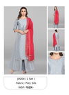 Gray Colour Janasya Readymade Suits Catalog 4
