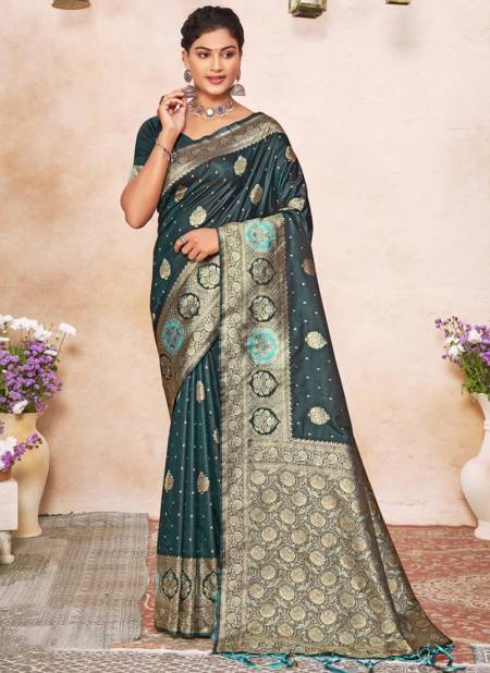 Gray Colour Janki Silk Designer Wholesale Silk Sarees Catalog 3421