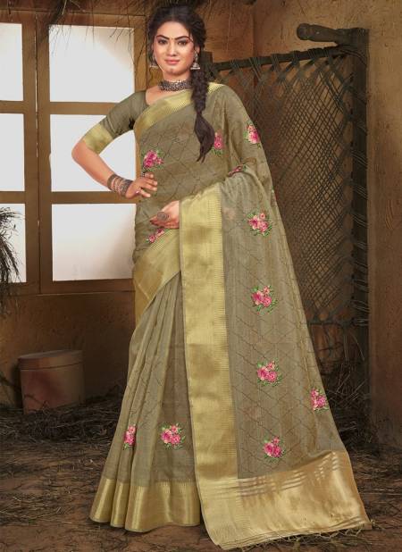 Gray Colour Maithali Sangam Function Wear Wholesale Designer Sarees Catalog 3526