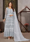 Gray Colour Morganite By Yanaya 1006 To 1009 Gown Catalog 1006