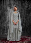 Gray Colour Noorani Saga Vol 6 By Arya Designs Wedding Salwar Suit Catalog 54002