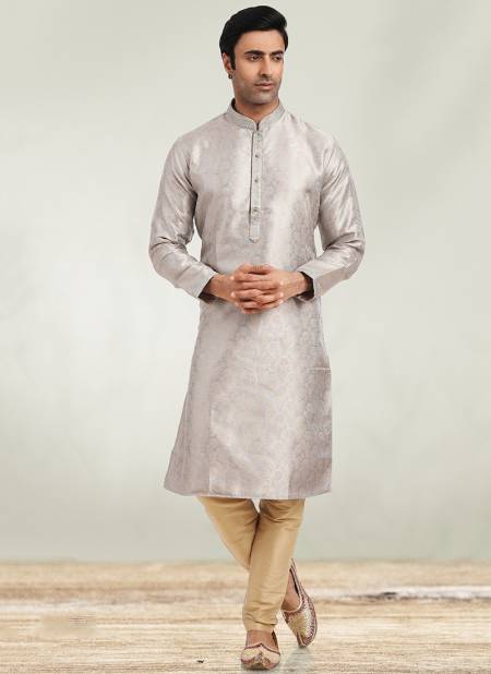 Gray Colour Outluk 103 Ethnic Wear Wholesale Kurta Pajama 103008