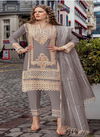 Gray Colour R 567 Colours By Ramsha Pakistani Suit Catalog 567 C